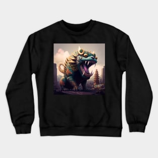 Catzilla ancestral Crewneck Sweatshirt